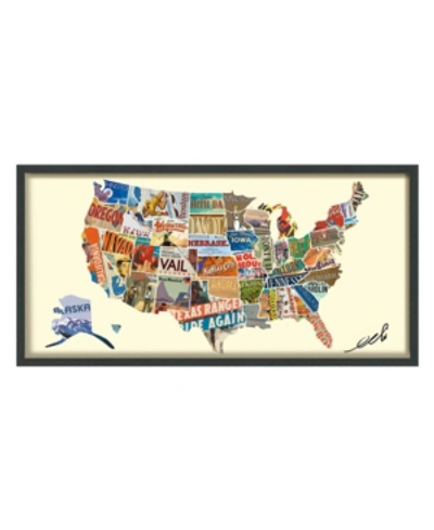 Shop Empire Art Direct 'across America' Dimensional Collage Wall Art In Multi