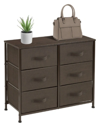 Shop Sorbus Dresser With 6 Drawers In Brown