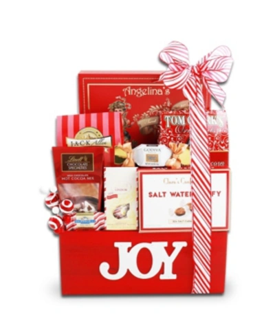 Shop Alder Creek Gift Baskets Joy Wood Gift Box