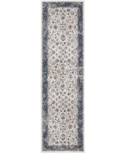 Portland Textiles Closeout!  Alexia Oriel Bone 2' X 7' Runner Rug In Bone