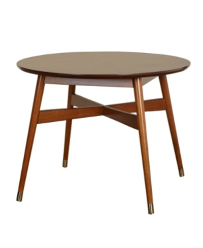 Shop Buylateral Angelo Home Allen Mid Century Dining Table In Dark Brown