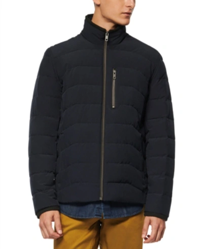 Shop Marc New York Men's Carlisle Stretch Packable Moto Jacket In Ink