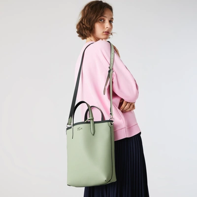 Women's Anna Reversible Coated Canvas Tote Bag In Sinople Evernia