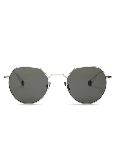 Shop Ahlem Women's Place Dauphine 47mm Geometric Sunglasses In White Gold
