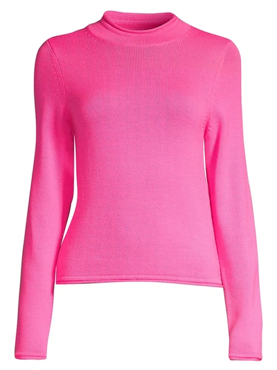 Shop Opening Ceremony Women's Fluorescent Wool Sweater In Flourescent Pink