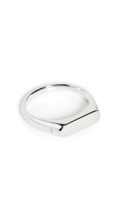 Shop Tom Wood Knut Ring In Sterling Silver
