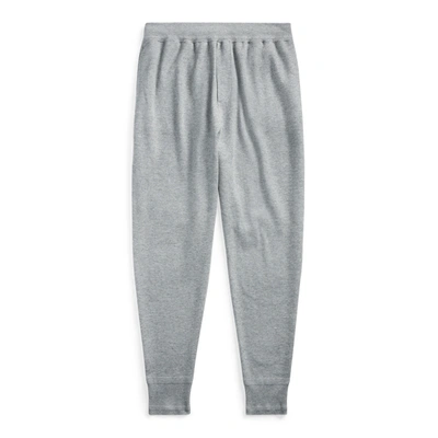 Shop Ralph Lauren Knit Jogger Pant In Light Grey Heather