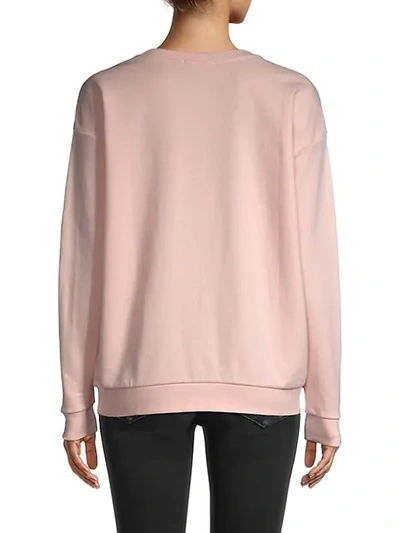 Shop South Parade Women's Pretty Woman Cotton Sweatshirt In Pink