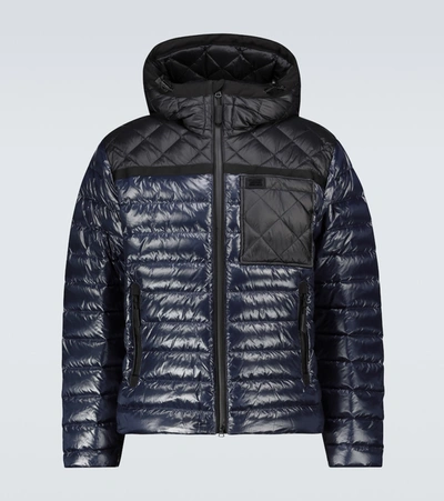 Shop Burberry Ayling Puffer Jacket In Blue