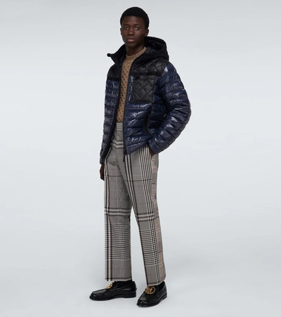 Shop Burberry Ayling Puffer Jacket In Blue