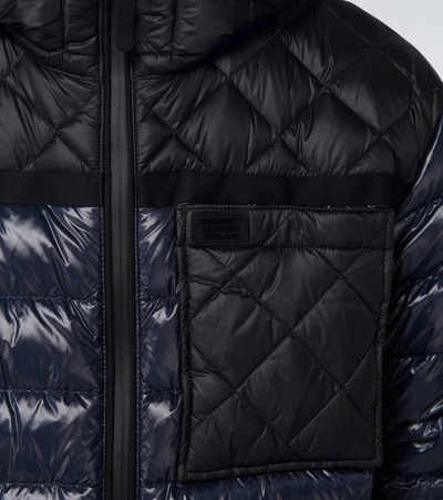 Shop Burberry Ayling Puffer Jacket In Blue