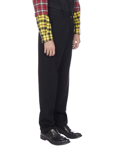 Shop Comme Des Garçons Homme Deux Comme Des Garçons Homme Plus Tailored Trousers In Black