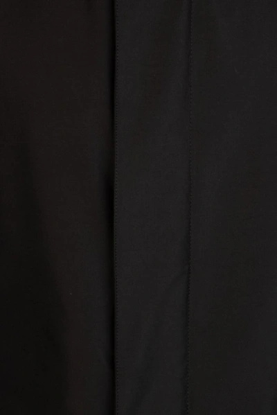 Shop Prada Front Pocket Raincoat In Black