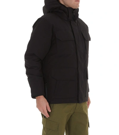 Shop Junya Watanabe Comme Des Garçons X Canada Goose Hooded Jacket In Black