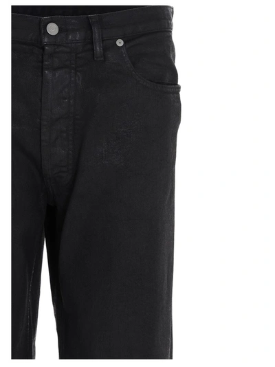 Shop Maison Margiela Smeared Effect Jeans In Black