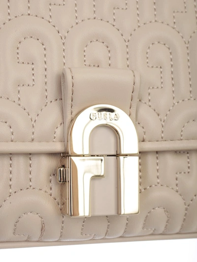 Furla Cosy Mini Shoulder Bag Nappa In Beige ModeSens