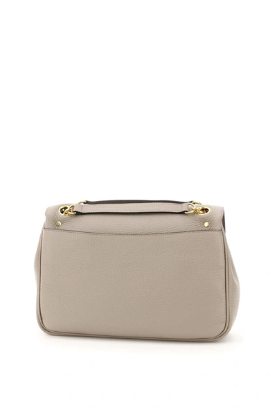 Shop Mulberry Darley Shoulder Bag In Beige