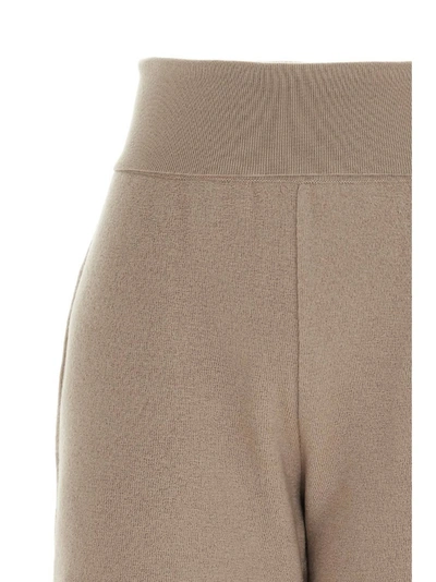 Shop Stella Mccartney Tailored Cropped Pants In Beige