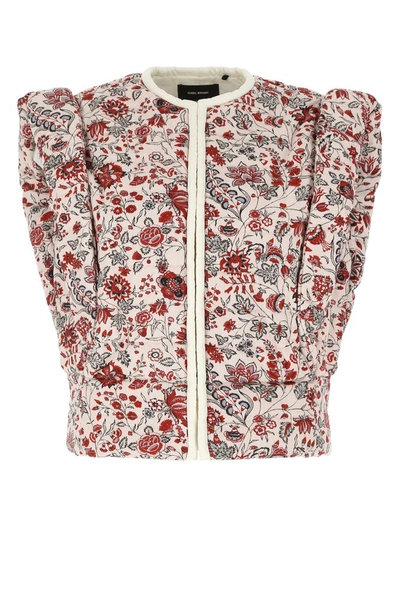 Shop Isabel Marant Adiena Floral Printed Vest In Multi