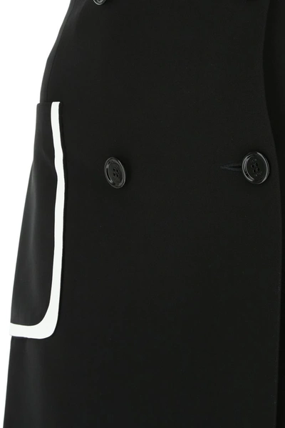 Shop Fendi Contrast Pocket Mini Skirt In Black
