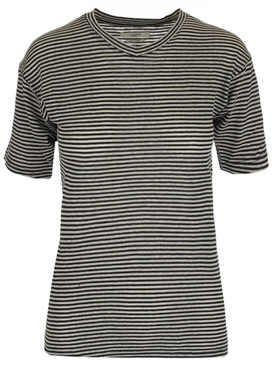 Shop Isabel Marant Étoile Striped V In Multi