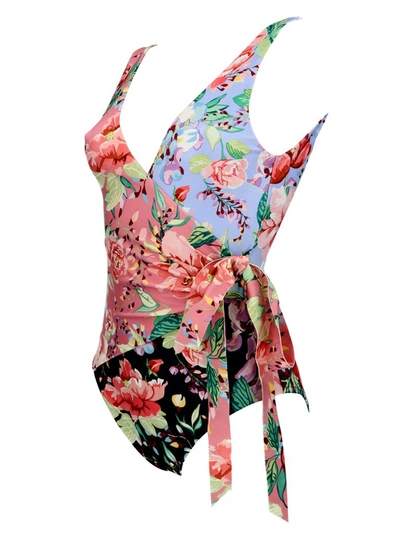 Shop Zimmermann Floral Wrap One In Multi