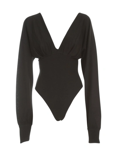 Shop Gcds Gilda Classy Bodysuit In Black