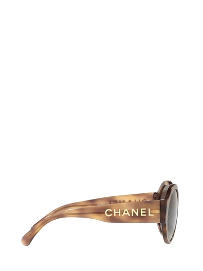 Pre-owned Chanel Round Frame Sunglasses In Multi