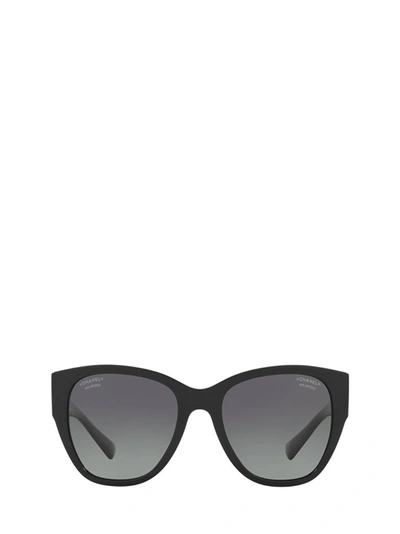 Pre-owned Chanel Butterfly Sunglasses In Black