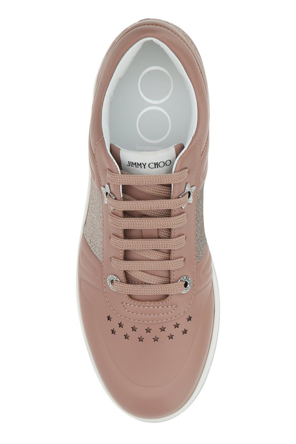 jimmy choo sparkly trainers