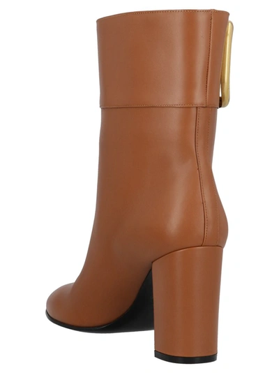 Shop Valentino Supervee Boots In Brown