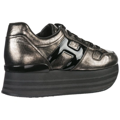 Shop Hogan Maxi H222 Sneakers In Grey