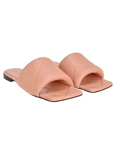 Shop Bottega Veneta Bv Lido Flat Sandals In Pink