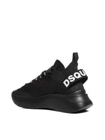 Shop Dsquared2 Speedster Sneakers In Black