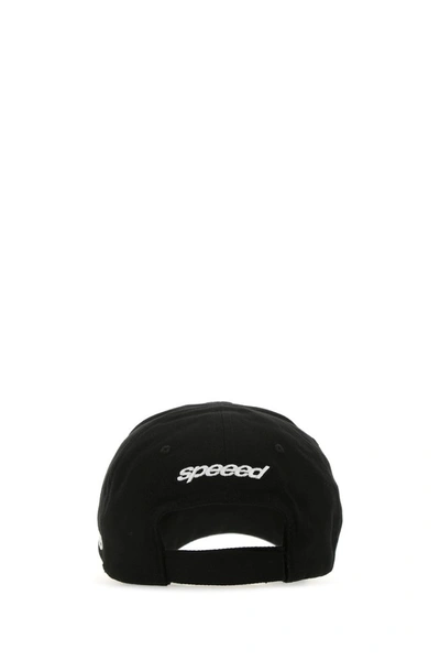 Shop Balenciaga Blncg Baseball Cap In Black