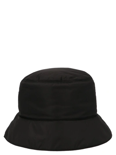 Shop Fendi Logo Bucket Hat In Black