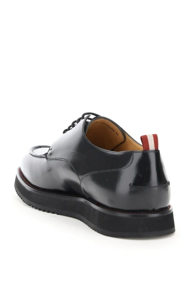 Shop Bally Pimion Derby Shoes In Black