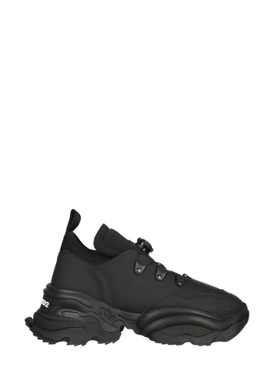 Shop Dsquared2 Rolling Giant Sneakers In Black