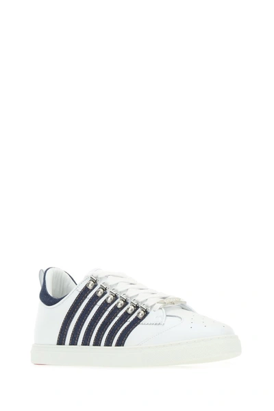 Shop Dsquared2 251 Box Sole Sneakers In White