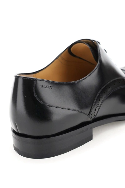 Shop Bally Frenk Oxford Shoes In Black