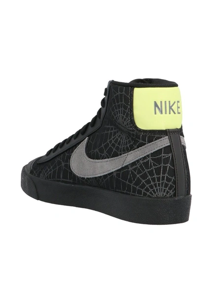 Shop Nike Blazer Mid'77 Spider Web Sneakers In Black