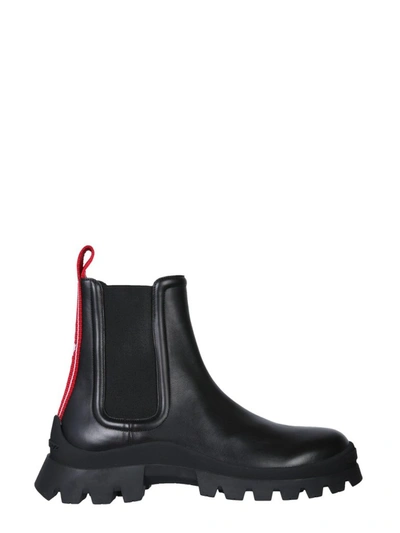 Shop Dsquared2 Logo Tape Ankle Boots In Black