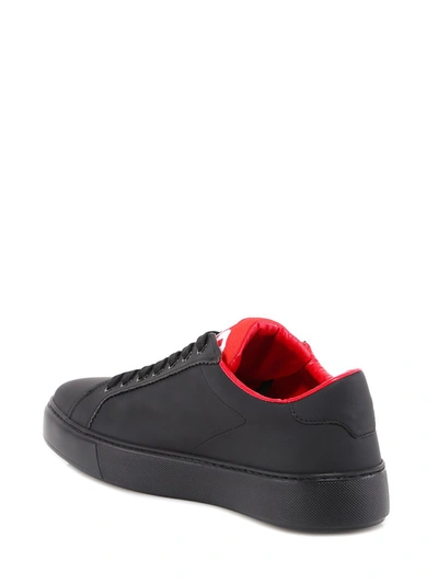 Shop Gcds Band Logo Sneakers In Black