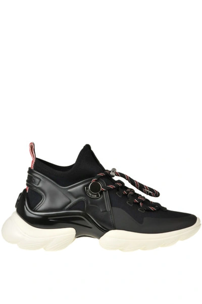 Shop Moncler Thelma Sneakers In Black