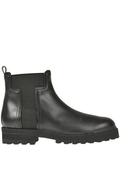 Shop Tod's ﻿leather Beatles Ankle Boots In Black