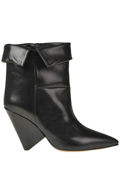 Shop Isabel Marant Luliana Leather Boots In Black