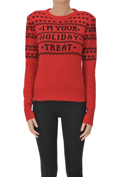 Shop Philosophy Di Lorenzo Serafini I'm Your Holiday Treat Pullover In Red