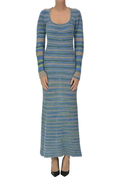 Shop Jacquemus La Robe Perou Dress In Light Blue