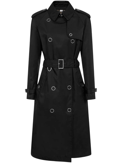 Shop Burberry Trench In Black