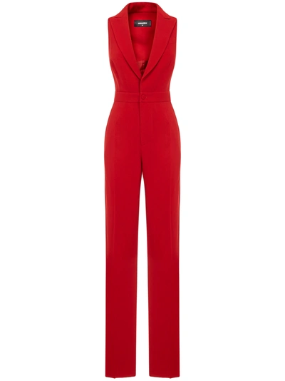 Shop Dsquared2 Jumpsuit In Red